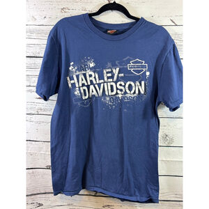 Men's Harley-Davidson Blue Short Sleeve Tee L